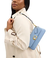 Coach Small Jet Leather Shoulder Bag