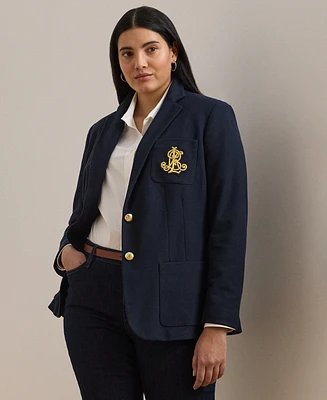 Lauren Ralph Plus Jacquard Blazer