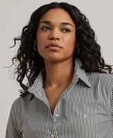 Lauren Ralph Plus-Size Easy Care Cotton Shirt