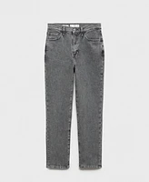 Mango Women's Claudia Slim-Fit Cropped Jeans