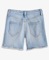 Little & Big Girls Light Wash Bergenia Denim Shorts, Exclusively at Macy's