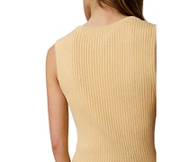 Calvin Klein Jeans Women's Smooth Cotton Rib Sweater Tank
