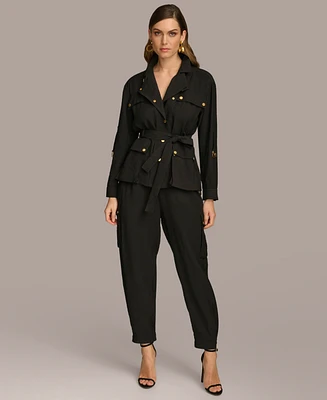 Donna Karan New York Women's Belted Utility Jacket