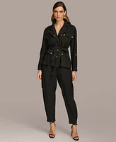 Donna Karan New York Women's Belted Utility Jacket