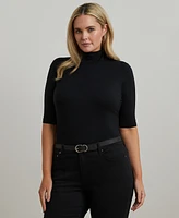 Lauren Ralph Plus Lightweight Turtleneck Sweater