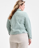 Style & Co Plus Denim Jacket, Created for Macy's