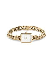 Daniel Wellington Women's Analog Gold-Tone Stainless Steel Watch, 16mm