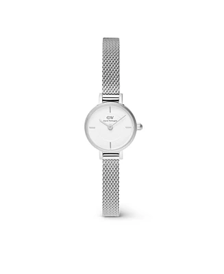 Daniel Wellington Unisex Analog Silver-Tone Stainless Steel Watch, 19mm