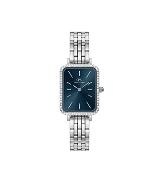 Daniel Wellington Unisex Analog Silver-Tone Stainless Steel Watch, 20mm