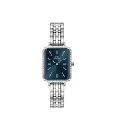Daniel Wellington Unisex Analog Silver-Tone Stainless Steel Watch, 20mm