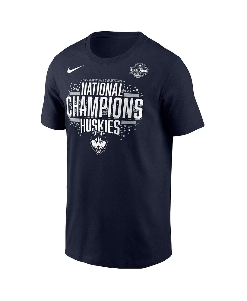 Nike Men's Navy UConn Huskies 2025 Ncaa Women's Basketball National Champions Locker Room T-Shirt