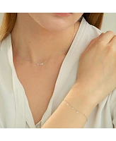 Sterling Silver Emmeline Three Charms Necklace