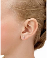 Tiny Blessings Children's 14K Gold Shimmer Drop Studs Girls' Screw Back Earrings