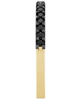 Black Diamond Band Ring (1/4 ct. t.w.) in 14k Yellow Gold