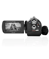 Minolta MN4K40NV 4K Ultra Hd 30MP 3" Touchscreen Night Vision Camcorder with Led Light, Black