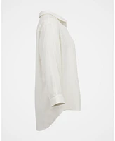 Celtic & Co. Women's Linen Blend Relaxed Shirt