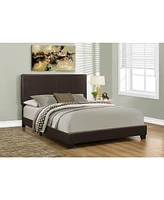 Upholstered Platform Bed Frame with Padded Headboard
