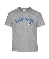 Soft As A Grape Big Boys and Girls 2-Pack Royal/Gray Toronto Blue Jays T-Shirt Set