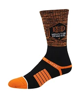 Strideline Men's Houston Dynamo Fc Premium 3-Pack Knit Crew Socks Set