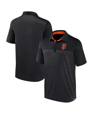Fanatics Men's Charcoal San Francisco Giants Base Polo Shirt