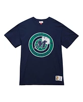 Mitchell & Ness Men's Navy Dallas Mavericks Legendary Slub T-Shirt