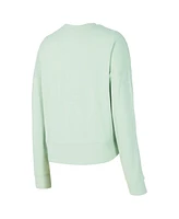 Concepts Sport Women's Light Green Miami Hurricanes Elevation Tri-Blend Long Sleeve Top and Short, Set of 2