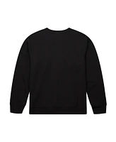 Mitchell & Ness Men's Black North Carolina A&T Aggies Puff Print Fleece Pullover Sweatshirt