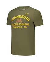 Nike Men's Olive Minnesota Golden Gophers 2024 Military Appreciation Performance T-Shirt