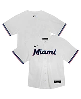 Nike Big Boys and Girls White Miami Marlins Home Game Jersey