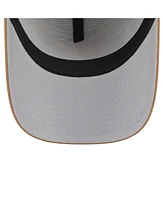 New Era Men's Tan Philadelphia 76ers 9FORTY A-Frame Trucker Adjustable Hat