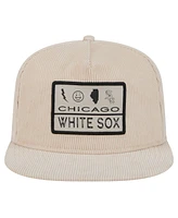 New Era Men's Khaki Chicago White Sox Summer Essential Golfer Snapback Hat