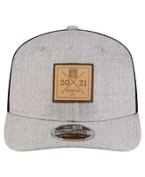 New Era Men's Heather Gray Austin Fc Heather Patch 9SEVENTY Adjustable Hat