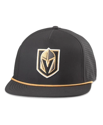 American Needle Men's Black Vegas Golden Knights Buxton Pro Tech Adjustable Hat