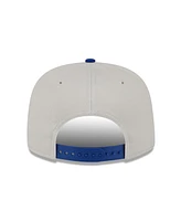 New Era Men's Cream Atlanta Braves Iron Golfer Snapback Hat