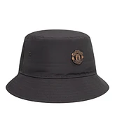 New Era Men's Gray Manchester United Bronze Bucket Hat