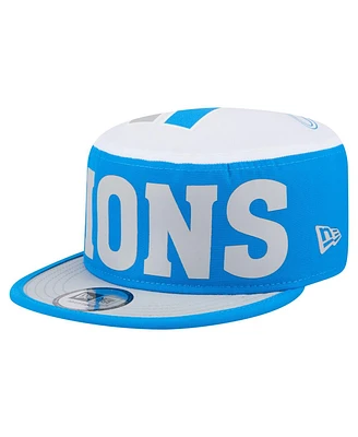 New Era Men's Blue Detroit Lions Throwback Retro Painter Snapback Hat
