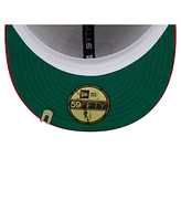 New Era Men's Cream/Red Washington Nationals Two-Tone Corduroy 59FIFTY Fitted Hat