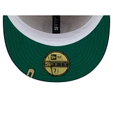 New Era Men's Cream/Navy Milwaukee Brewers Two-Tone Corduroy 59FIFTY Fitted Hat