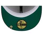 New Era Men's Cream/Navy Atlanta Braves Two-Tone Corduroy 59FIFTY Fitted Hat