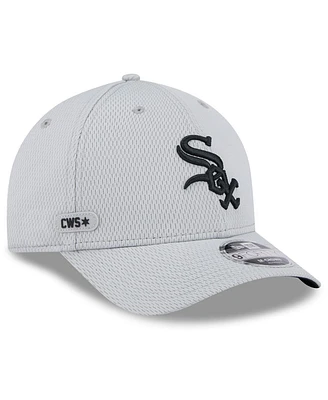 New Era Men's Gray Chicago White Sox 2025 Mlb Clubhouse 9FORTY M-Crown Adjustable Hat