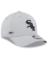 New Era Men's Gray Chicago White Sox 2025 Mlb Clubhouse 9FORTY M-Crown Adjustable Hat