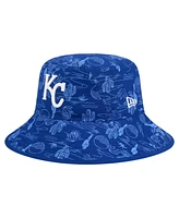New Era Men's Royal Kansas City Royals 2025 Spring Training All Over Print Bucket Hat
