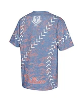 Outerstuff Big Boys and Girls Royal Philadelphia Phillies Slide Score Bold T-Shirt