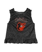 Outerstuff Baby Boys and Girls 2-Piece Black Baltimore Orioles Playground Dress Bloomers Set