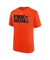 Nike Big Boys and Girls Orange Baltimore Orioles Local Legend T-Shirt