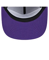 New Era Men's Purple Los Angeles Lakers Team Text Golfer Snapback Hat