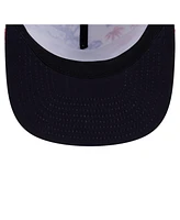 New Era Men's White Boston Red Sox Printed Island Golfer Snapback Hat