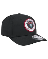 New Era Men's Black Arizona Diamondbacks Circle Patch 9SEVENTY Stretch-Snap Hat