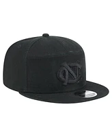 New Era Men's Black North Carolina Tar Heels Adventure Canvas Split Panel 9FIFTY Snapback Hat