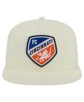 New Era Men's Cream Fc Cincinnati 2025 Kickoff Snapback Golfer Hat
